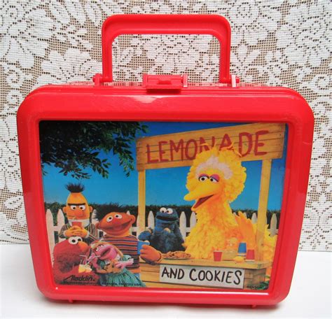 sesame street lunch box vintage